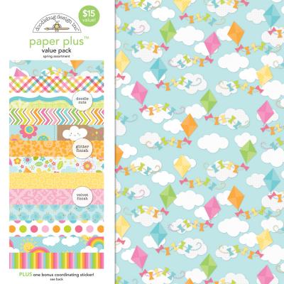 Doodlebug Paper Plus Pack Designpapier - Spring